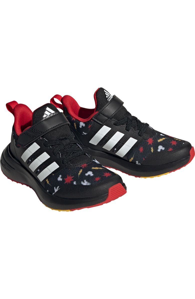 adidas Kids' Disney<sup>®</sup> Mickey Mouse FortaRun Running Shoe, Main, color,
