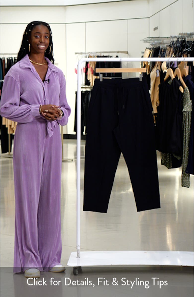 Arctic Explorer Drawstring Crop Straight Leg Pants, sales video thumbnail