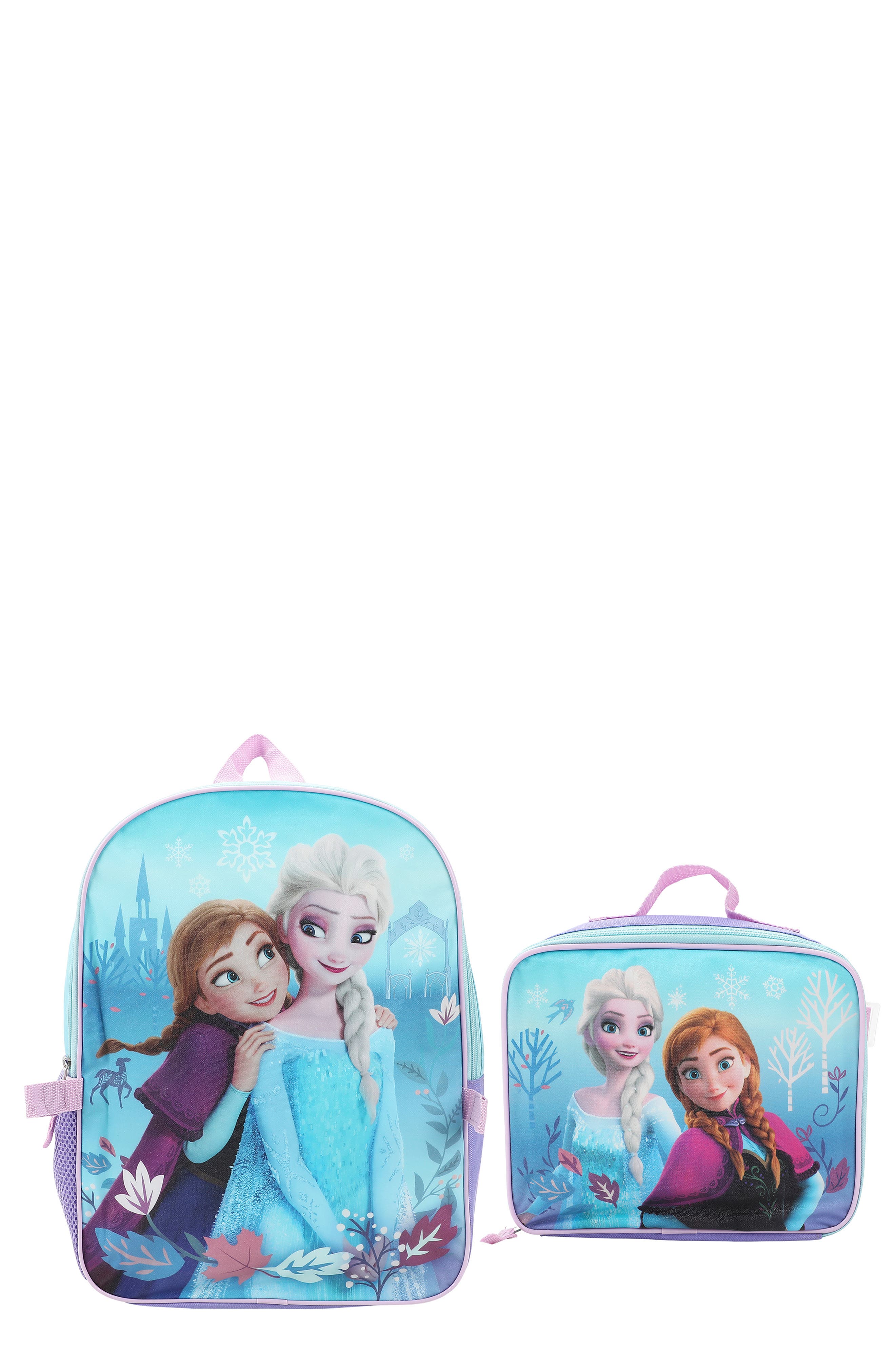 BIOWORLD Kids' Frozen Backpack with Lunch Bag, Main, color, 