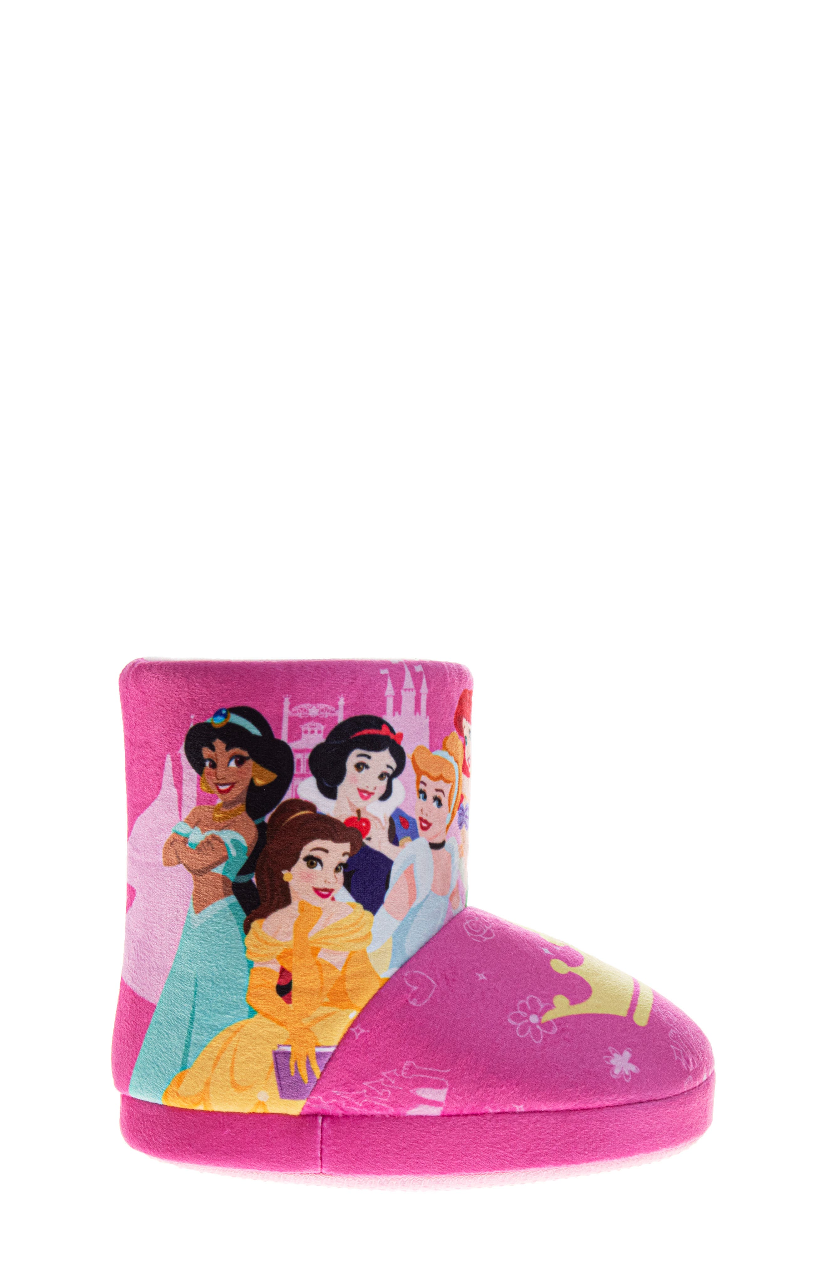Kids' Disney Princess Slipper Bootie, Alternate, color, PINK