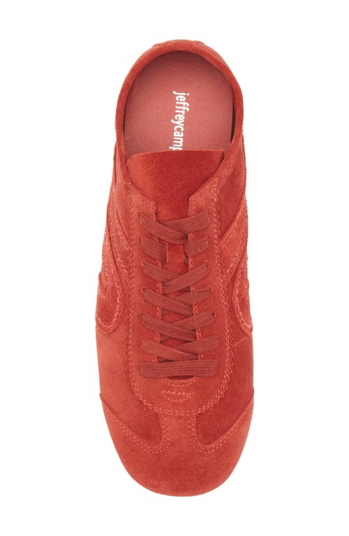 Jeffrey Campbell Aleta Sneaker In Red Suede