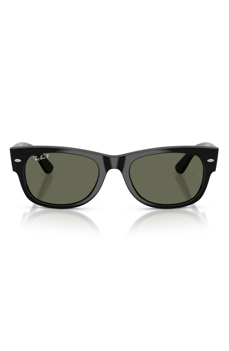 Ray-Ban 52mm Mega Wayfarer II Polarized Square Sunglasses, Main, color, 