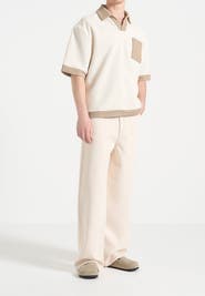 Manière De Voir Lazare Wide Leg Twill Jeans
