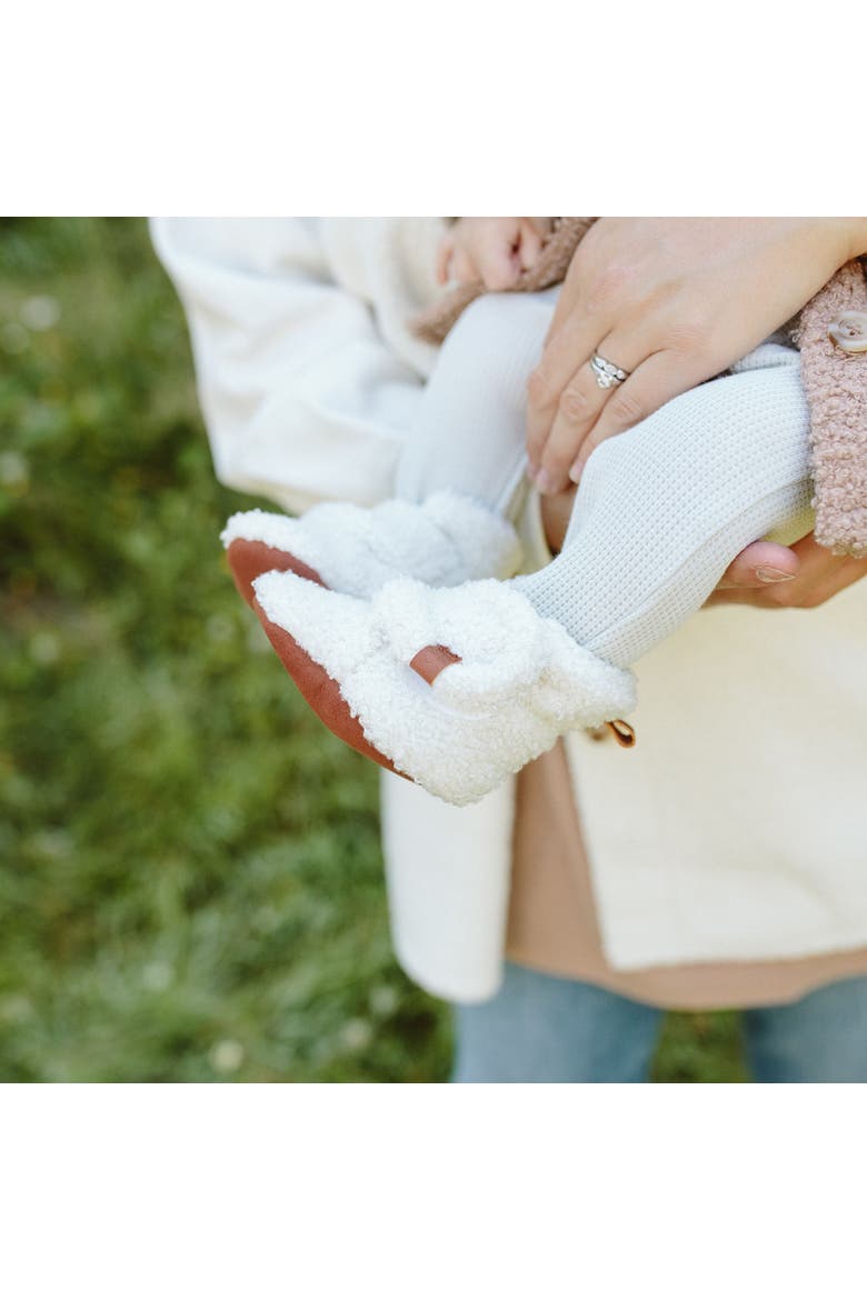 baby organic cotton boots, Alternate, color, alabaster
