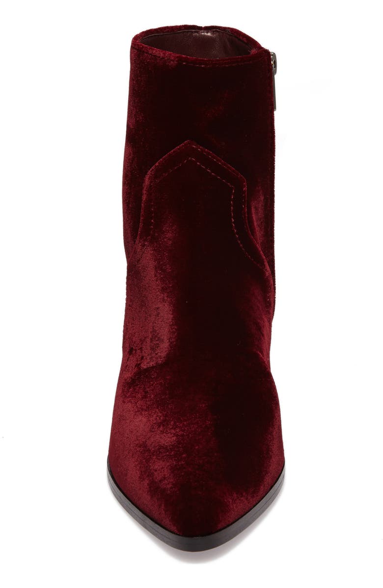 Frye Flynn Short Velvet Bootie, Alternate, color,