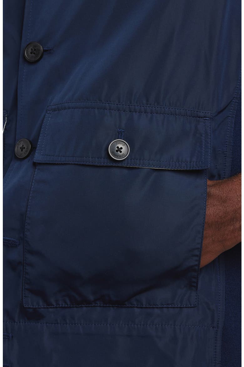 Merino Wool Blend Flight Vest, Alternate, color, NAVY