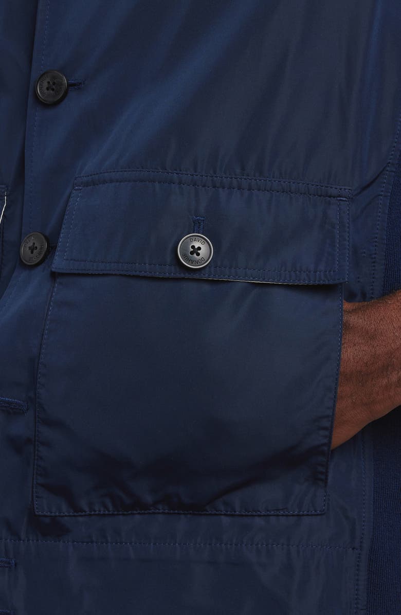 David Donahue Merino Wool Blend Flight Vest, Alternate, color, Navy