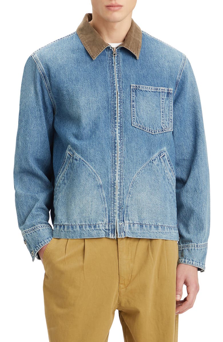 Levi's<sup>®</sup> Mechanic's Denim Zip Jacket, Main, color,