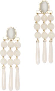 Ramy Brook Elisa Agate Chandelier Earrings