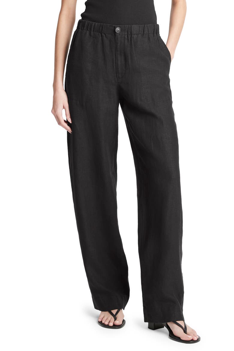 Hemp Utility Pants, Main, color, BLACK