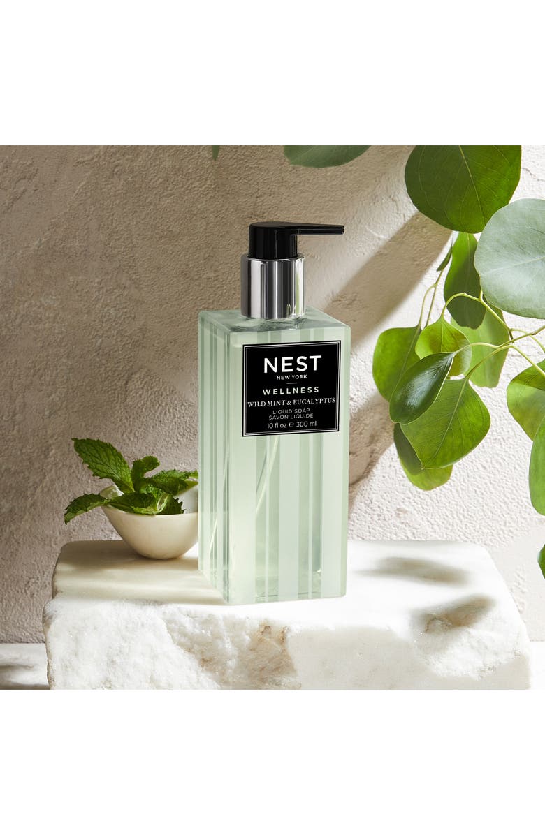 NEST New York Wild Mint & Eucalyptus Liquid Soap, Alternate, color, 