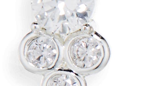 Nordstrom Rack 6 Pairs Assorted Earrings In Silver