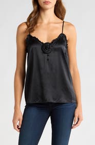 PAIGE Reina Rosette Silk Camisole