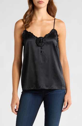 Reina Rosette Silk Camisole