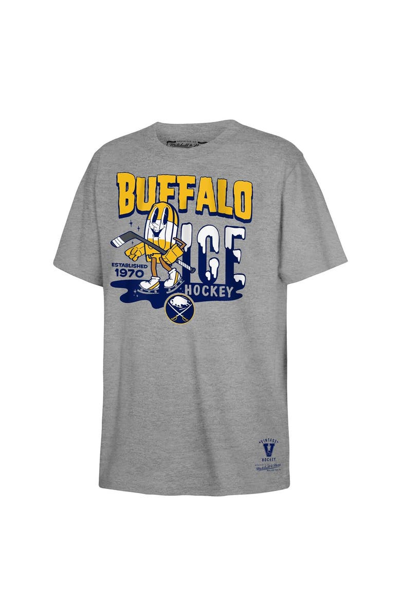 Mitchell & Ness Youth Mitchell & Ness Gray Buffalo Sabres Popsicle T-Shirt, Alternate, color, Gray