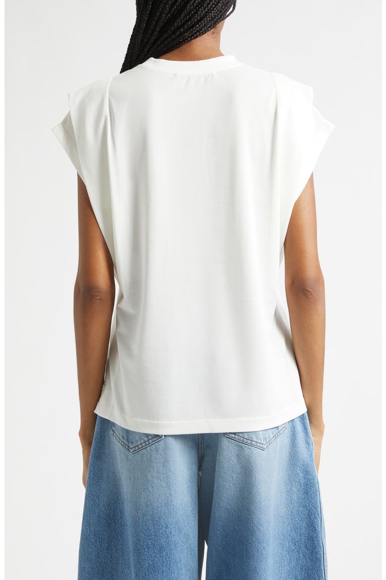 The Ventadou Cap Sleeve T-Shirt, Alternate, color, WHITE