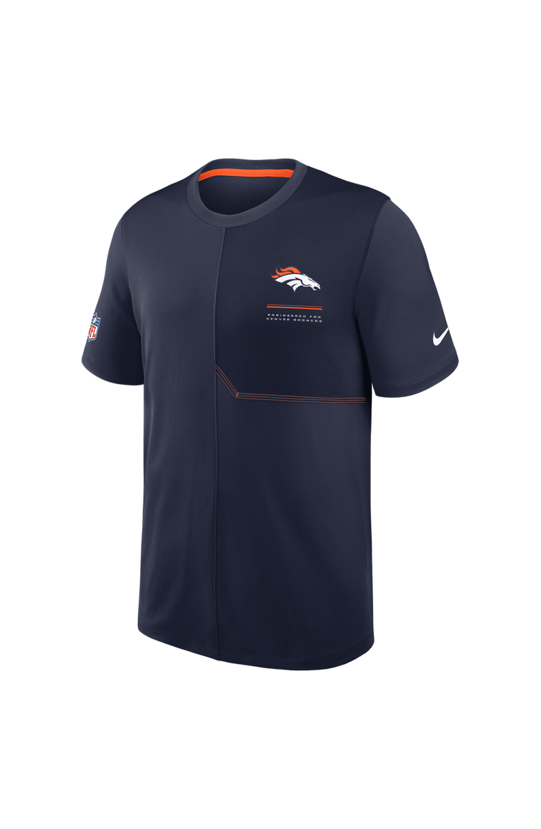 Nike Men's Nike Navy Denver Broncos Sideline UV Dri-FIT Coaches Shirt, Alternate, color, Navy