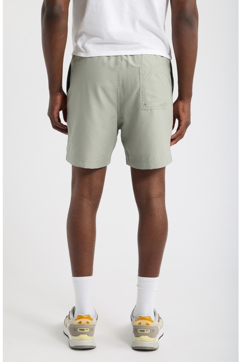 Chase Swim Trunks, Alternate, color, SHADY GREEN / GOLD