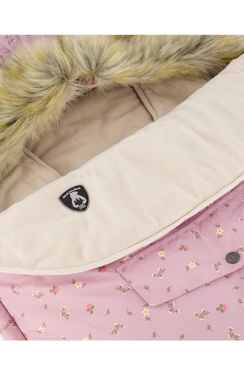 Deux par Deux Baby Girl's Baby Bunting Bag Pink Designed For Car Seat, Alternate, color,