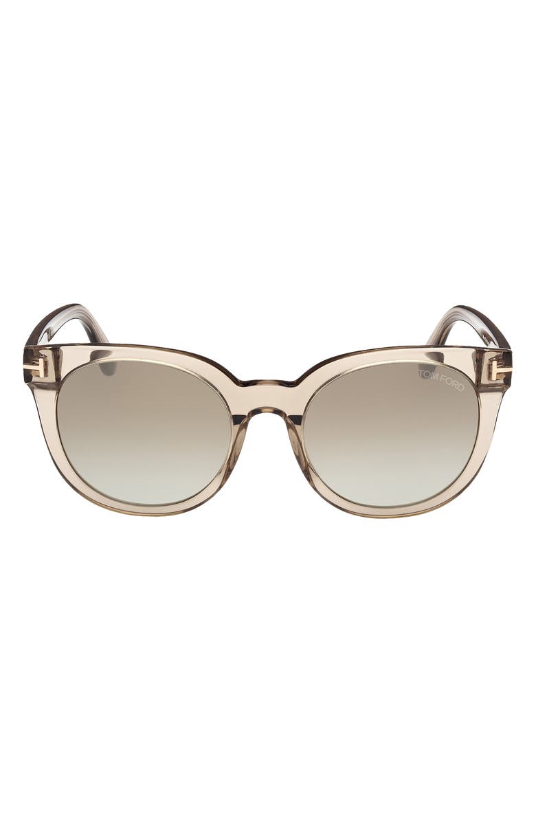 TOM FORD Moira 53mm Gradient Butterfly Sunglasses, Main, color,