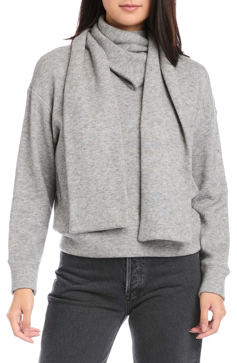 FIFTEEN TWENTY Scarf Neck Sweater, Main, color,