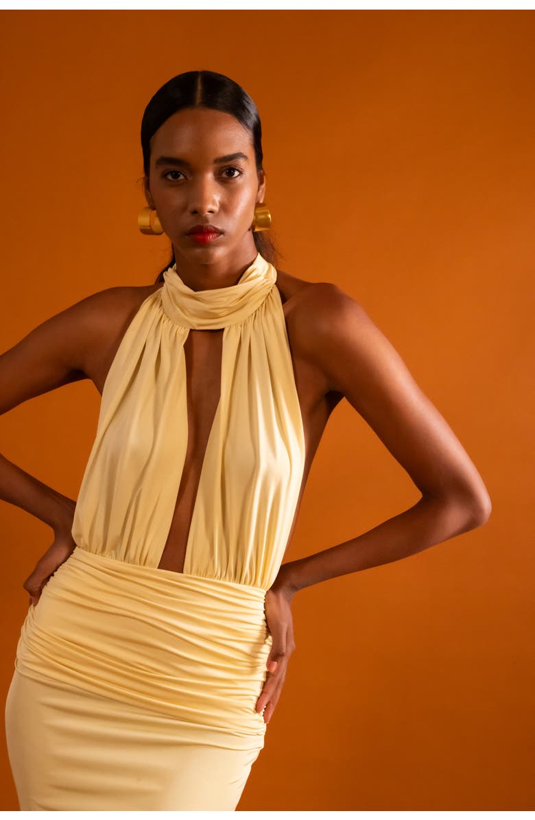 Maeve Dalida Dress, Alternate, color, Butter Yellow