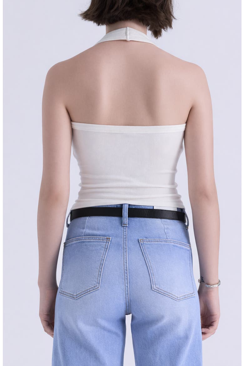 Nattie Halter Top, Alternate, color, SOFT WHITE