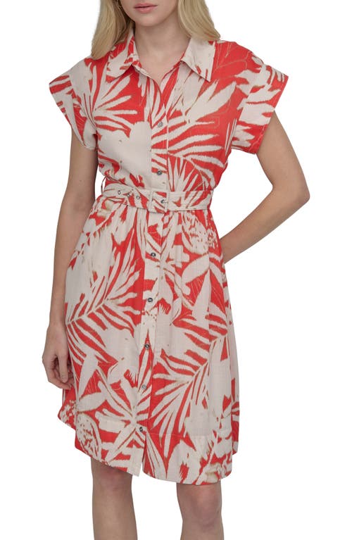 Dkny Floral Shirtdress
