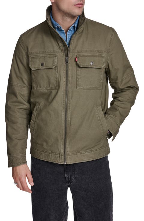 Slub Cotton Military Jacket