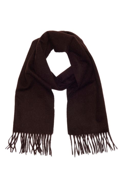 Men's Cashmere Fringe Scarf