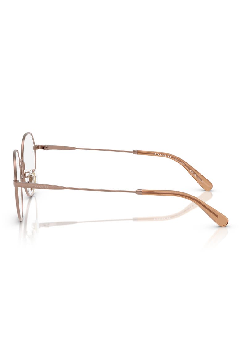 53mm Round Optical Glasses, Alternate, color, SATIN SAND / DEMO LENS