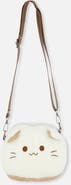 Deux par Deux Cat Face Adjustable Strap Zipper Bag