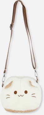 Deux par Deux Cat Face Adjustable Strap Zipper Bag