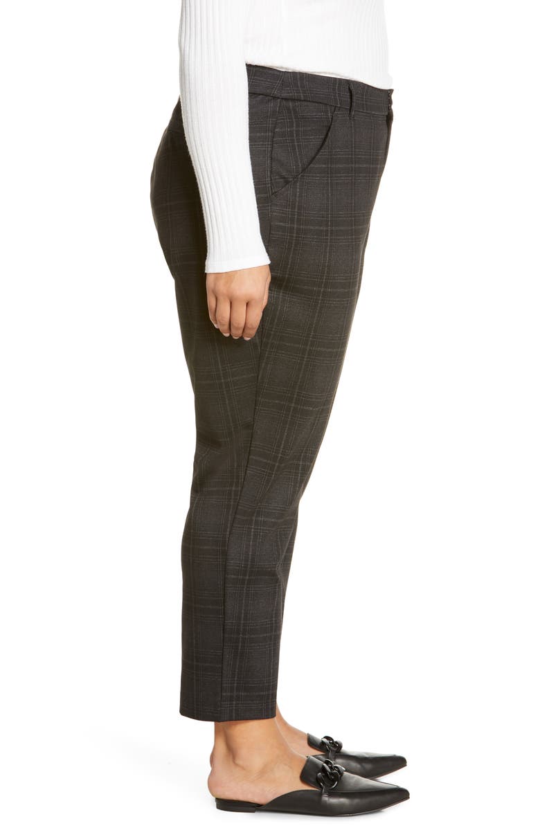 Wit & Wisdom 'Ab'Solution Plaid Ankle Trousers, Alternate, color, 