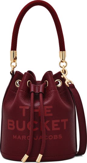 Marc deals by Marc Jacobs Leather Bucket Bag Tote with Removable strap