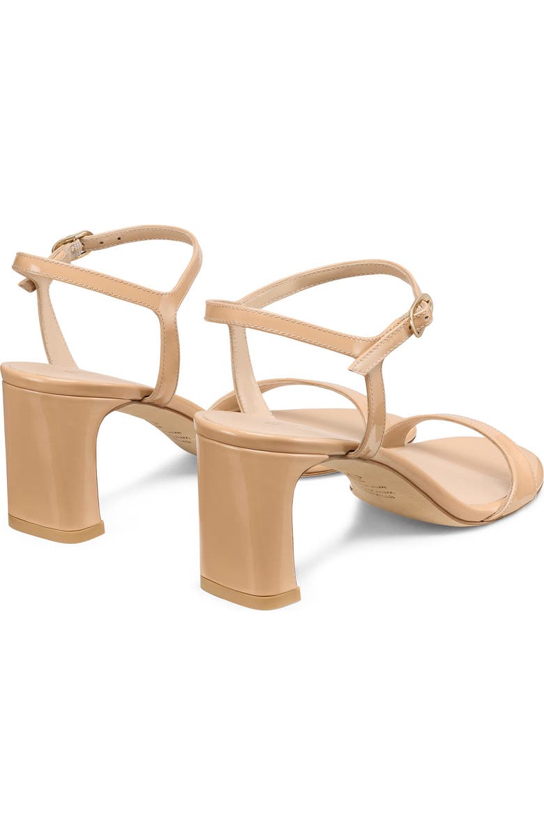 Stuart Weitzman Babette Ankle Strap Sandal, Alternate, color, Adobe