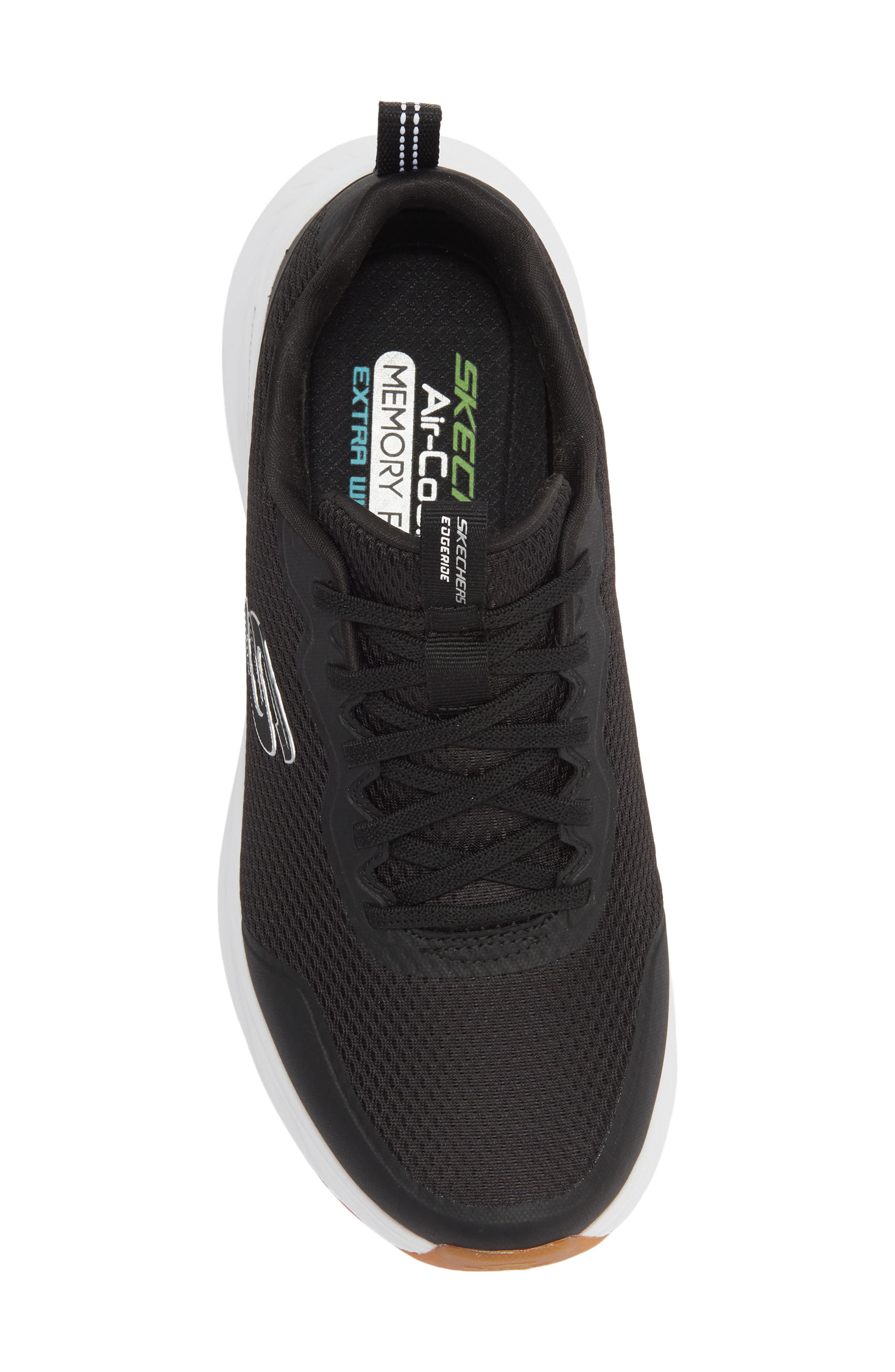 SKECHERS Edgeride Sneaker, Alternate, color, Black