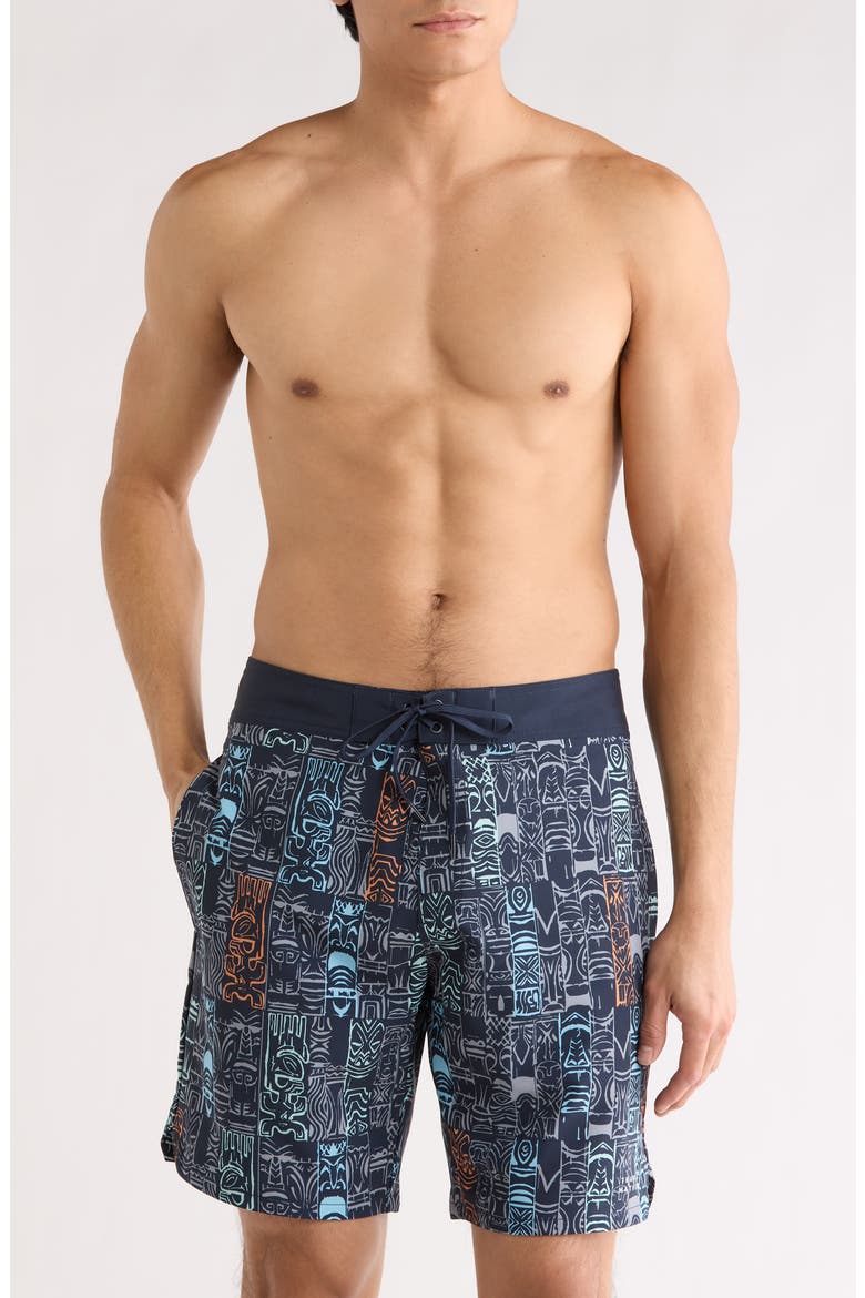 Hamakua Swim Trunks, Main, color, TOTAL ECLIPSE