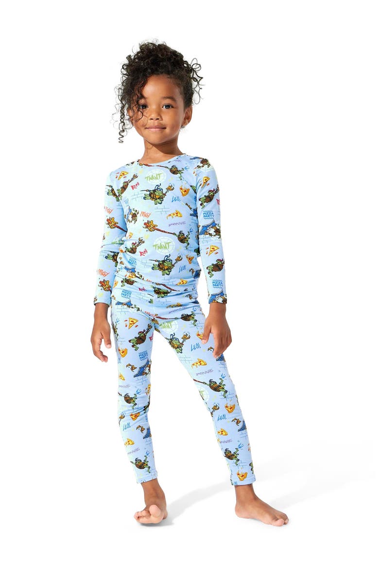 Kids' TMNT Pizza Set of 2 Piece Pajamas, Alternate, color, TMNT Pizza