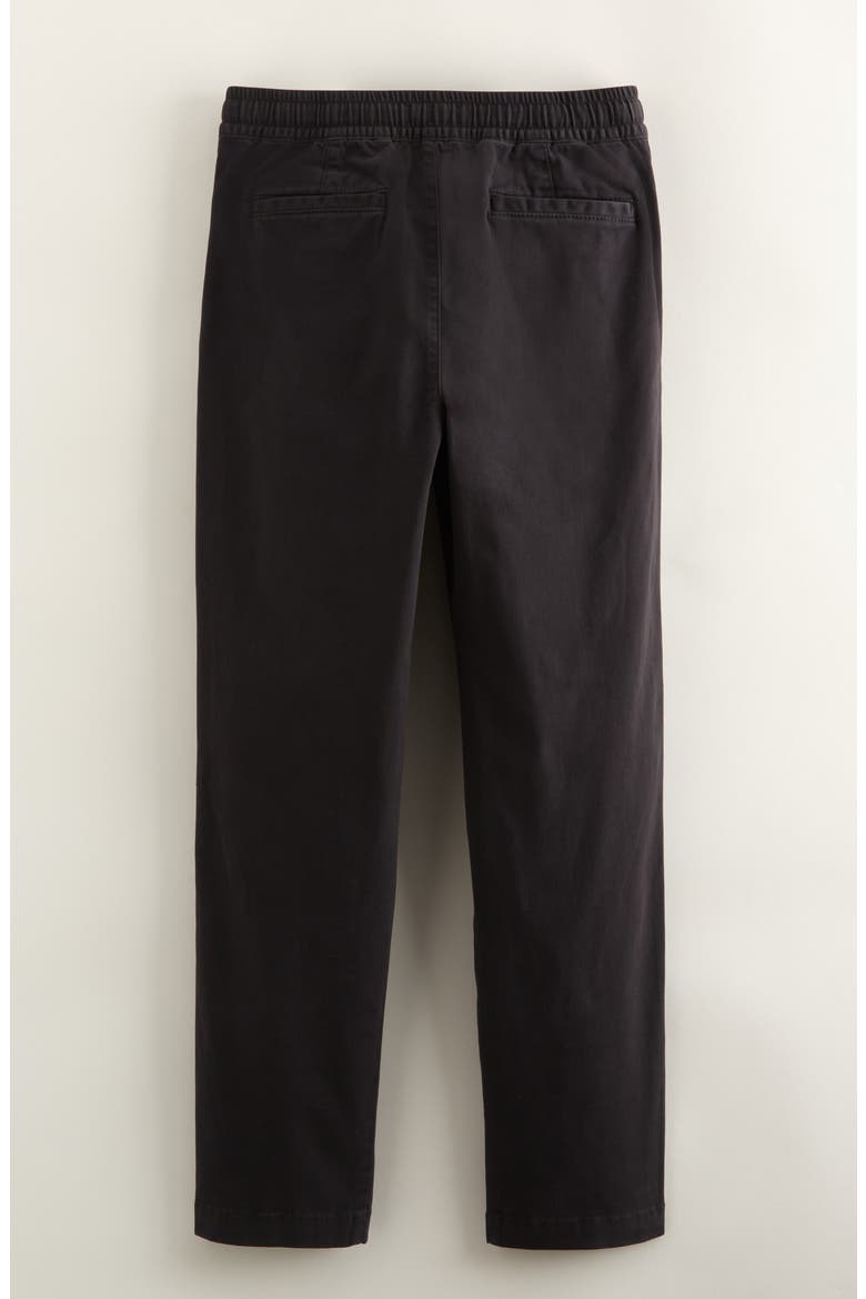 Kids' Relaxed Stretch Cotton Chinos, Alternate, color, BLACK