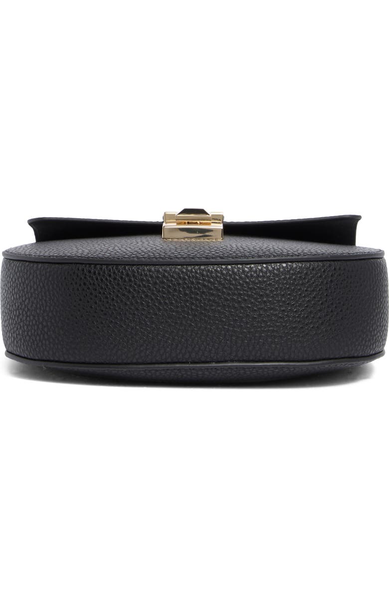 Furla Mini Glenn Leather Crossbody Bag, Alternate, color, Nero