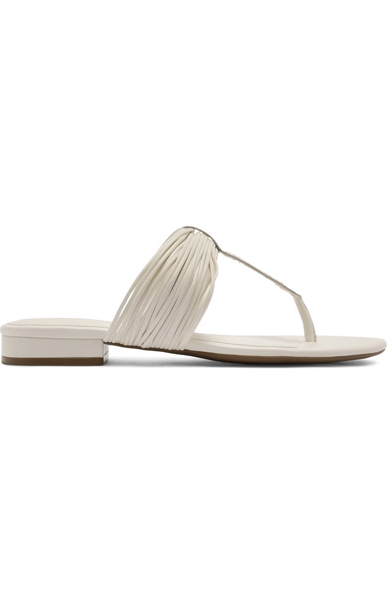 Arezzo Elani Sandal, Alternate, color, Cream White