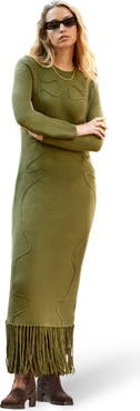 Ro&Zo Applique Knit Maxi Dress