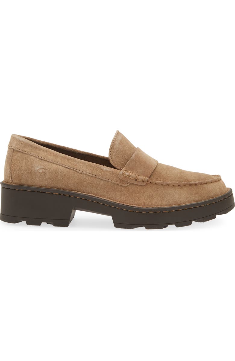 Børn Celeste Lug Loafer, Alternate, color, Taupe Suede