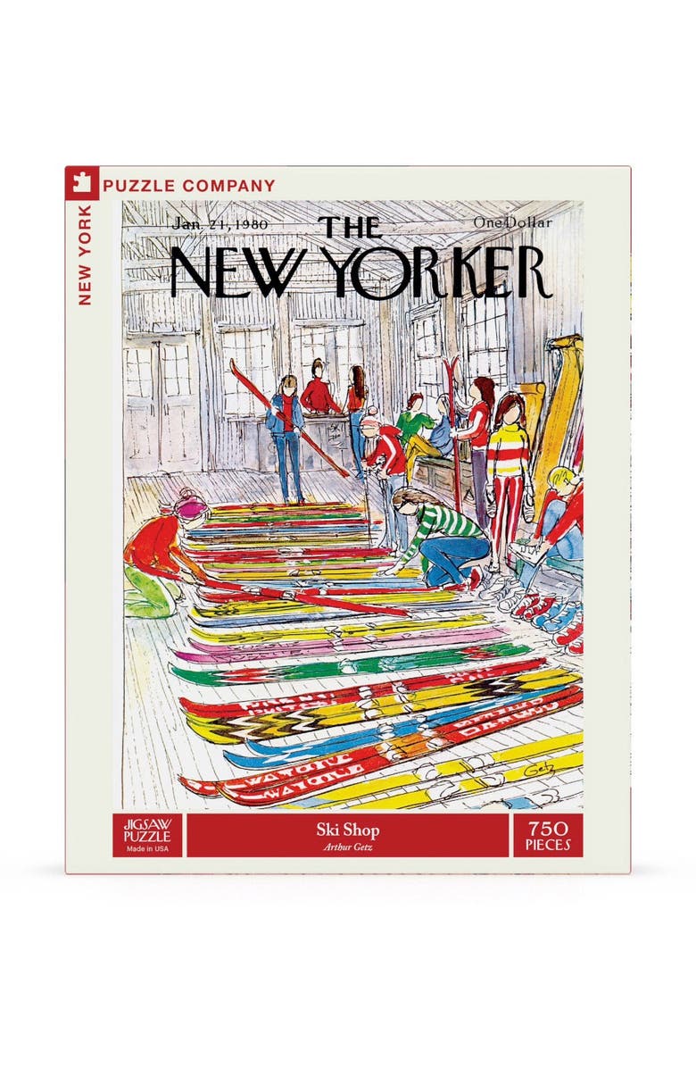 NEW YORK PUZZLE COMPANY Ski Shop 750 Piece Puzzle, Main, color, NO COLOR
