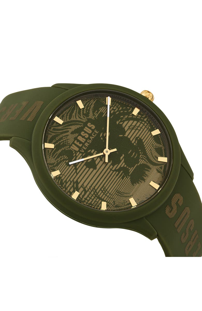 VERSUS Versace Domus Silicone Strap Watch, 44mm, Alternate, color, 