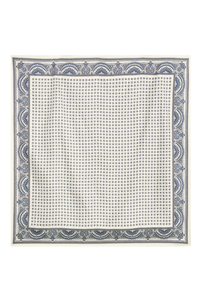 Sava Silk Blend Scarf, Alternate, color, ECRU MULTI