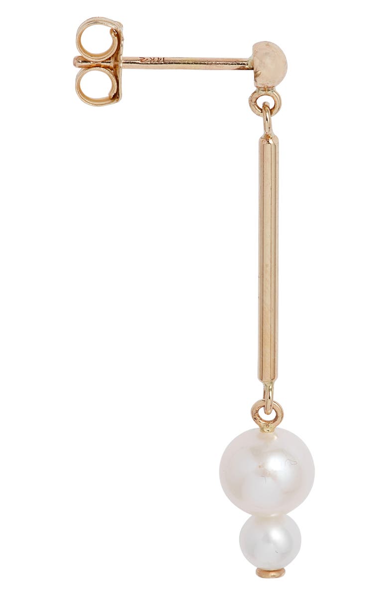 Poppy Finch Graduated Cultured Pearl Drop Earrings, Alternate, color, 