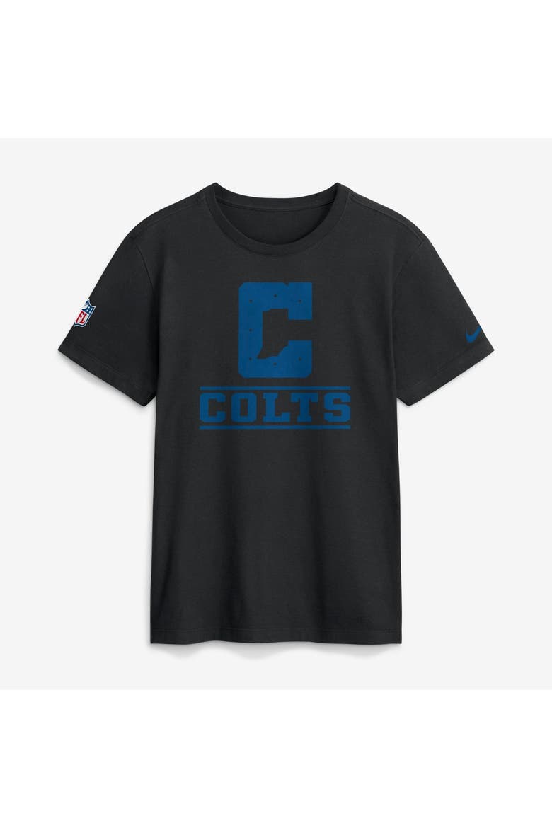 Men's Nike Black Indianapolis Colts Always Prepared Essential Cotton Long Sleeve T-Shirt, Main, color, Black