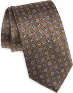David Donahue Neat Jacquard Silk Tie